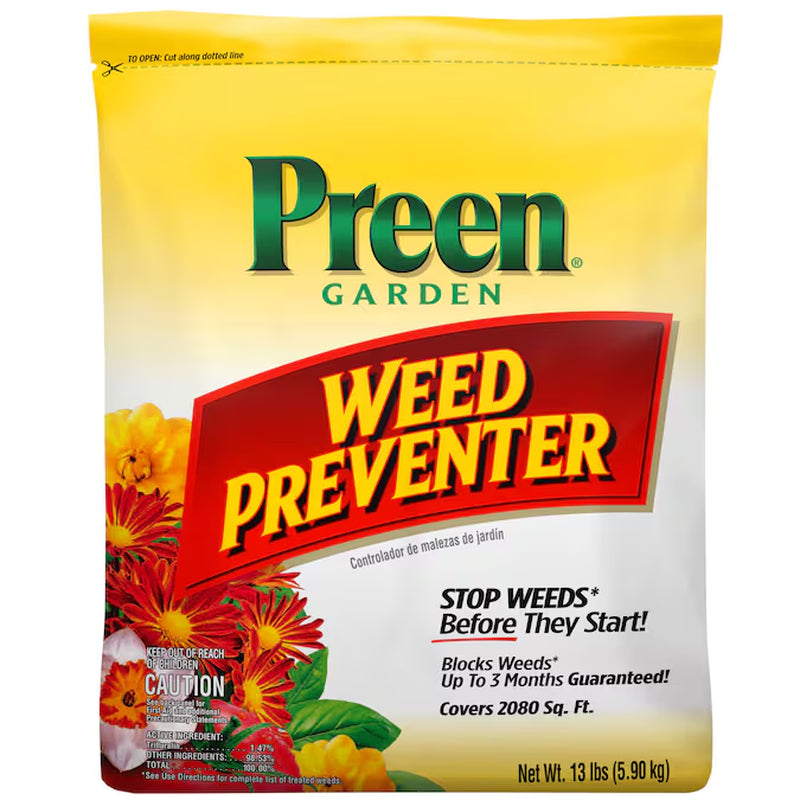 Garden Weed Preventer 5.6-Lbs. 900-Sq Ft Pre-Emergent Herbicide
