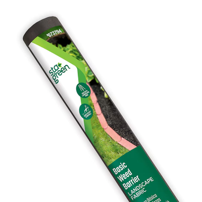 50-Ft X 3-Ft Basic Weed Barrier Landscape Fabric