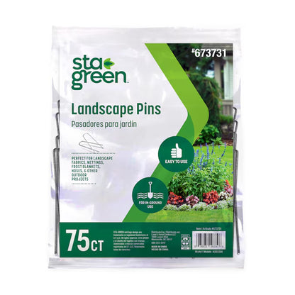 75 -Pack 4-In Metal Landscape Fabric Pins