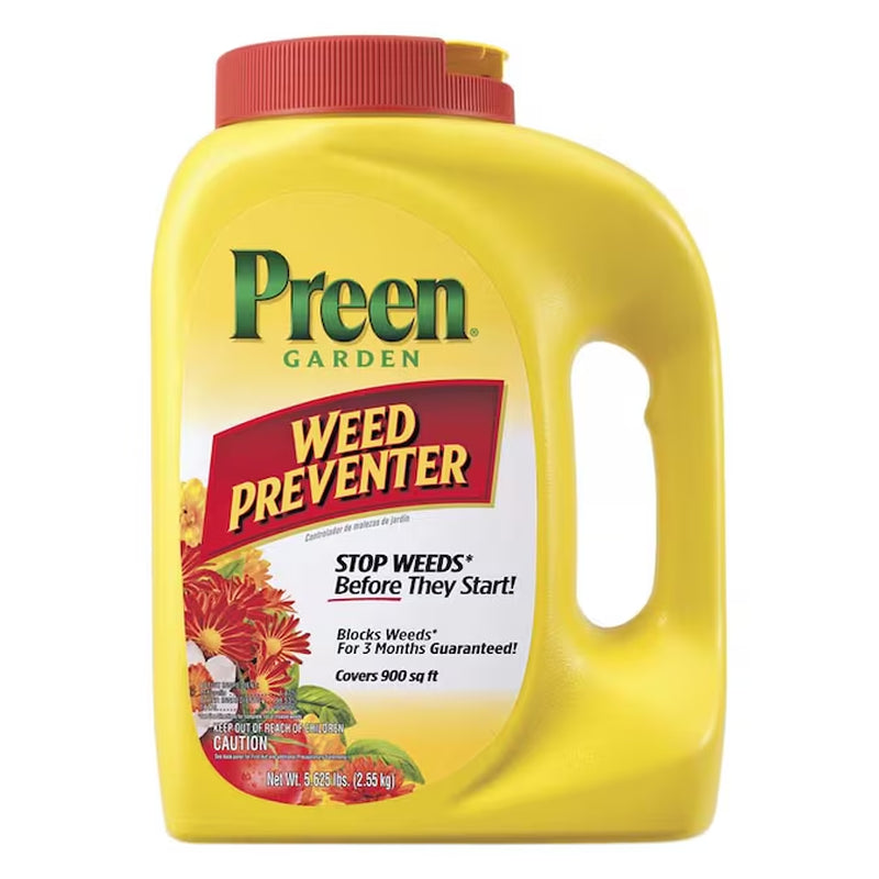 Garden Weed Preventer 5.6-Lbs. 900-Sq Ft Pre-Emergent Herbicide